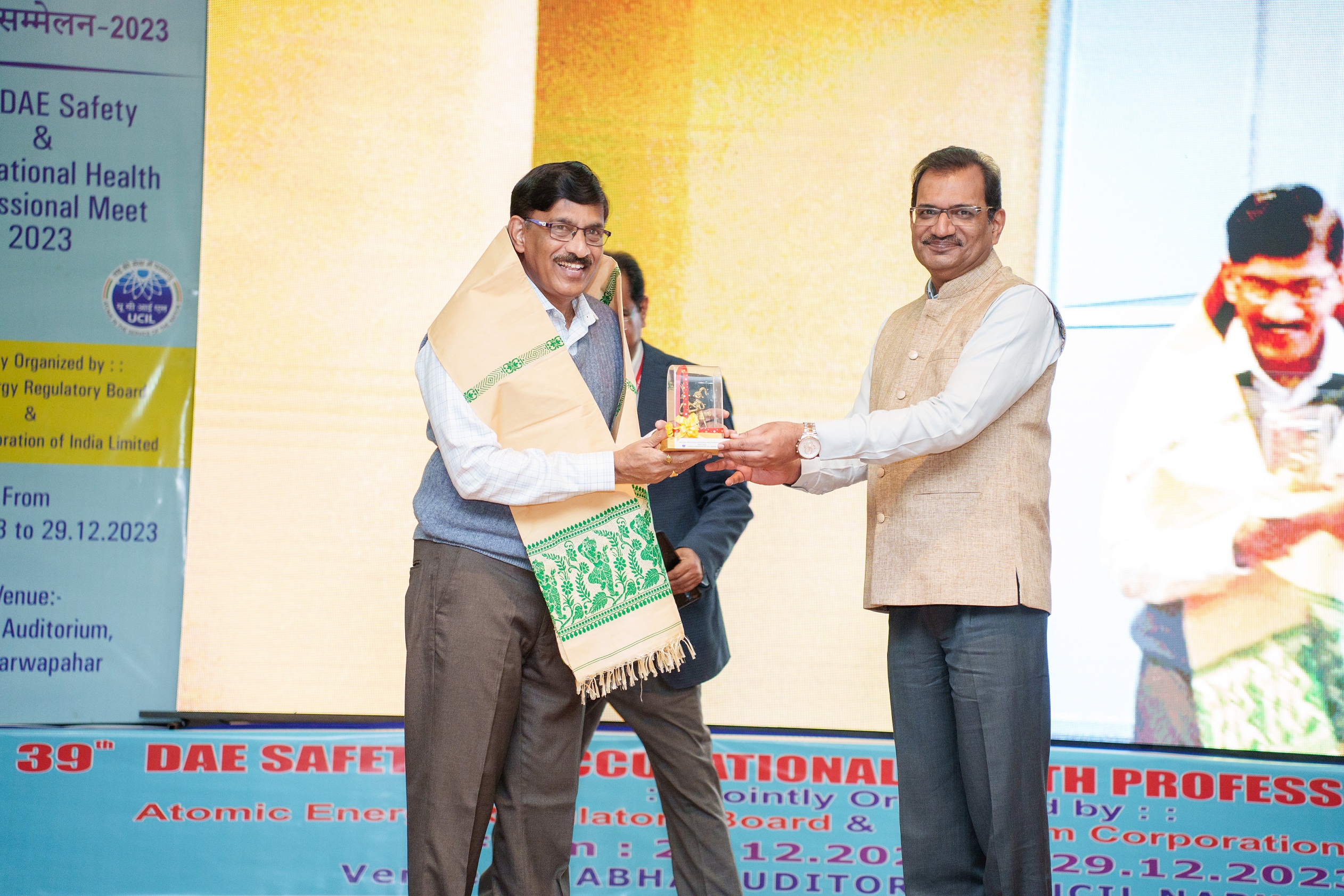 यूसीआईएल, नरवापहाड़ साइट पर आयोजित 39वें सुरक्षा एवं व्यावसायिक स्वास्थ्य विशेषज्ञ सम्मेलन (27 से 29 दिसंबर, 2023) में एचडब्ल्यूबी की सहभागिता एवं मुख्य कार्यकारी का संबोधन