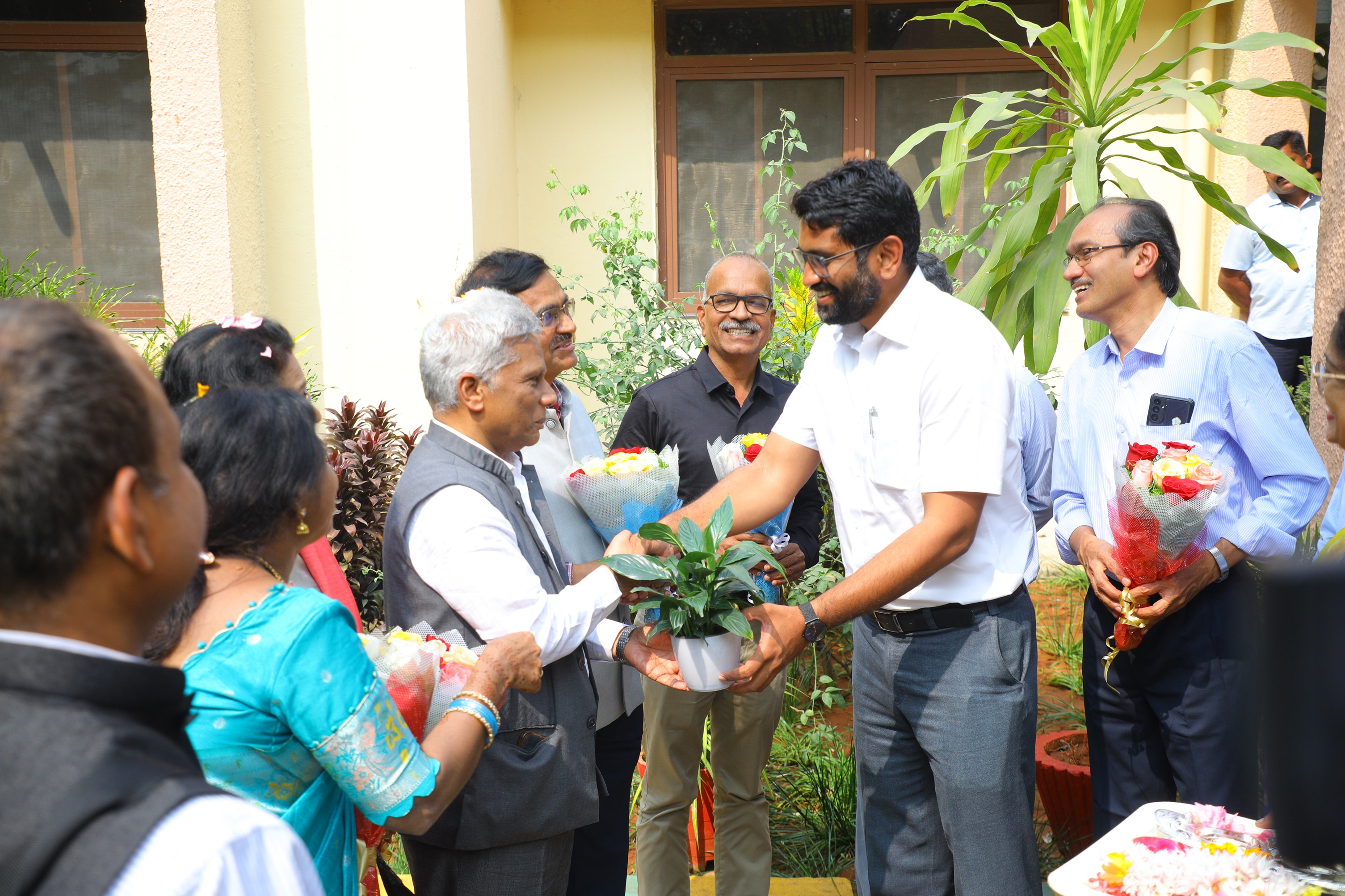 Visit of Dr. A.K. Mohanty, Chairman, AEC & Secretary, DAE; Shri S.Satyakumar, Chief Executive, HWB and Shri Ramakant Sahu, General Manager (ESSA), BRIT to HWP (Manuguru) on 31st January 2026 for attending Handing over of Oxygen-18 enriched water produced