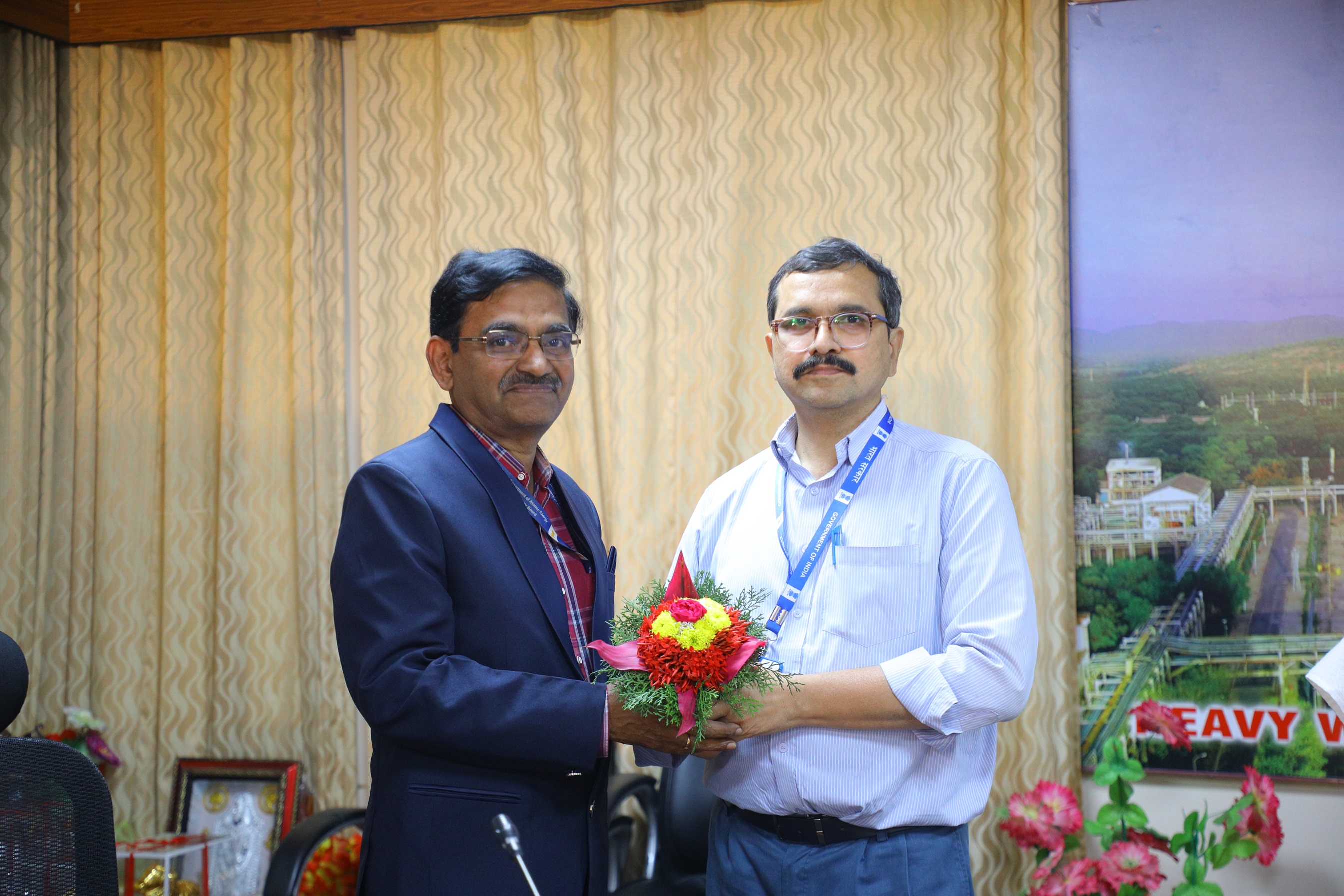 Visit of Dr. A.K. Mohanty, Chairman, AEC & Secretary, DAE; Shri S.Satyakumar, Chief Executive, HWB and Shri Ramakant Sahu, General Manager (ESSA), BRIT to HWP (Manuguru) on 31st January 2026 for attending Handing over of Oxygen-18 enriched water produced