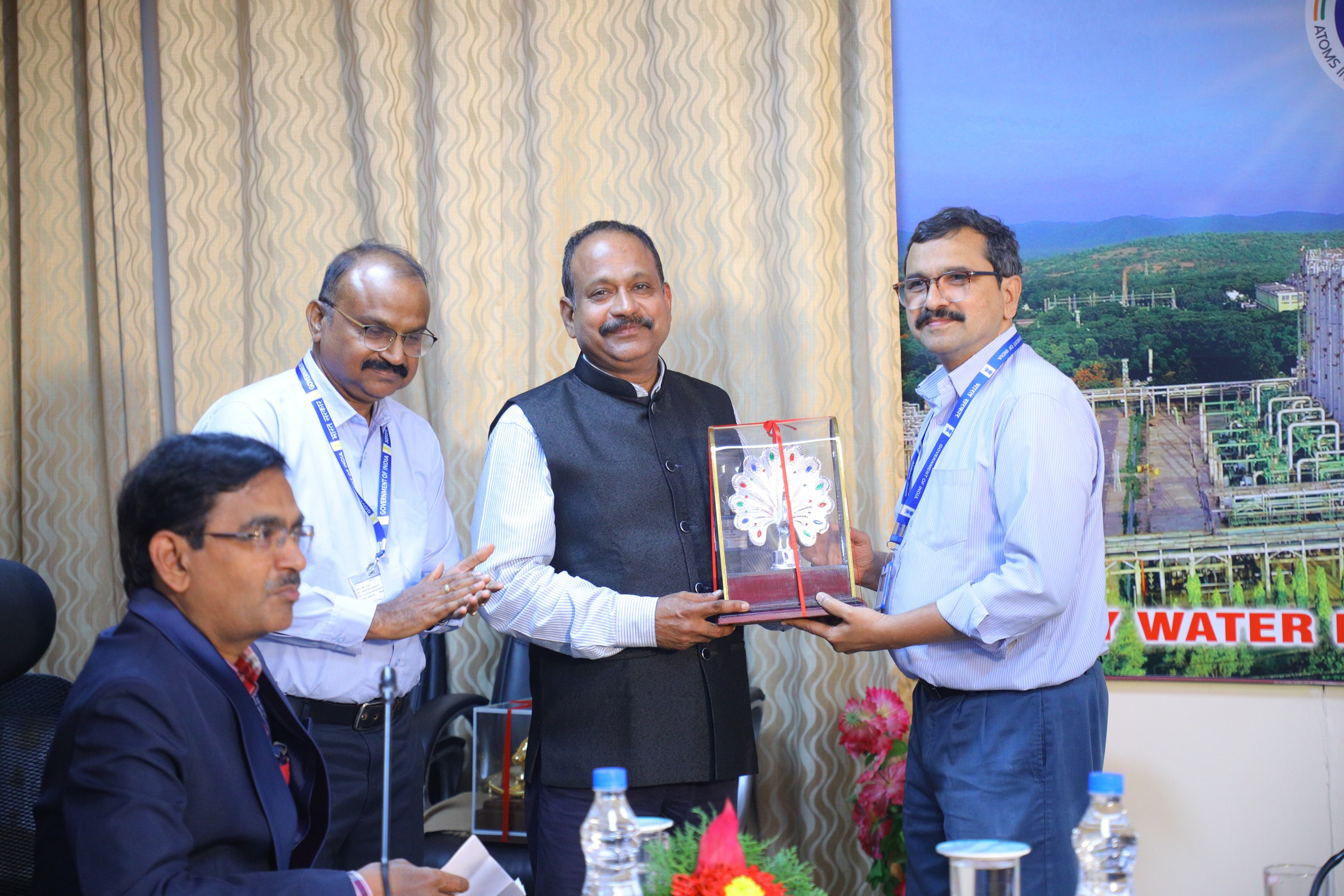 Visit of Dr. A.K. Mohanty, Chairman, AEC & Secretary, DAE; Shri S.Satyakumar, Chief Executive, HWB and Shri Ramakant Sahu, General Manager (ESSA), BRIT to HWP (Manuguru) on 31st January 2026 for attending Handing over of Oxygen-18 enriched water produced