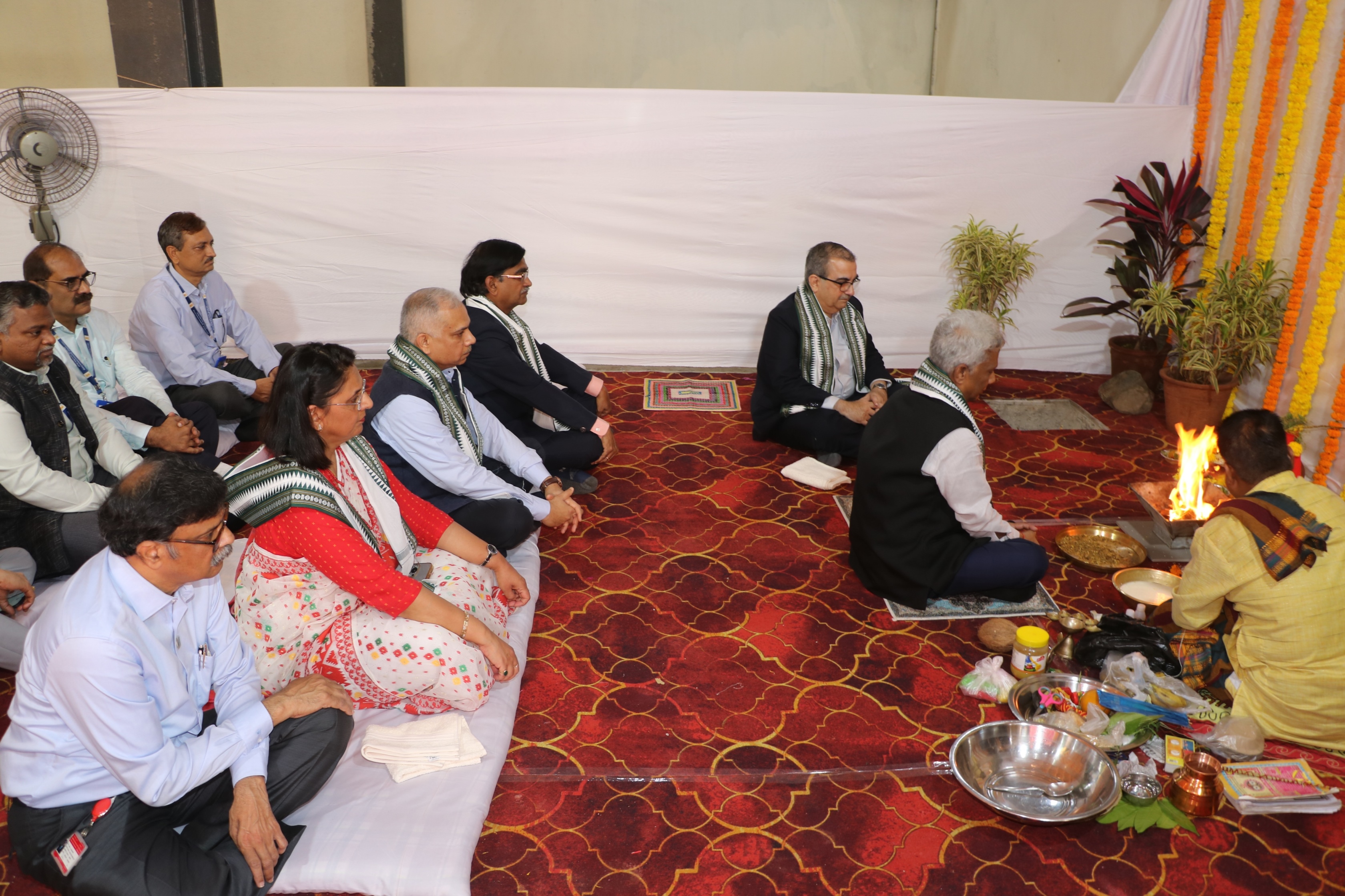 हाइड्रोजन उत्पादन संयंत्र का भूमिपूजन समारोह