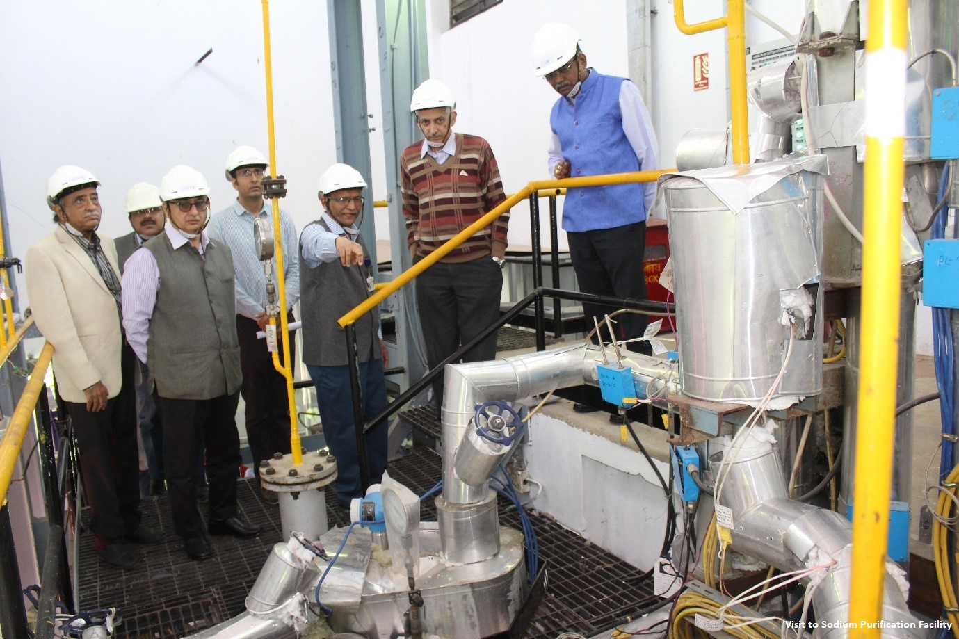 05.01.2020 को भारी जल संयंत्र (बड़ौदा) में न्यूक्लियर ग्रेड सोडियम मेटल प्लांट के शिलान्यास एवं सोडियम शुद्धिकरण सुविधा के उद्घाटन का आयोजन श्री के. एन. व्यास, सचिव, डीएई एवं अध्यक्ष, परमाणु ऊर्जा आयोग द्वारा किया गया।