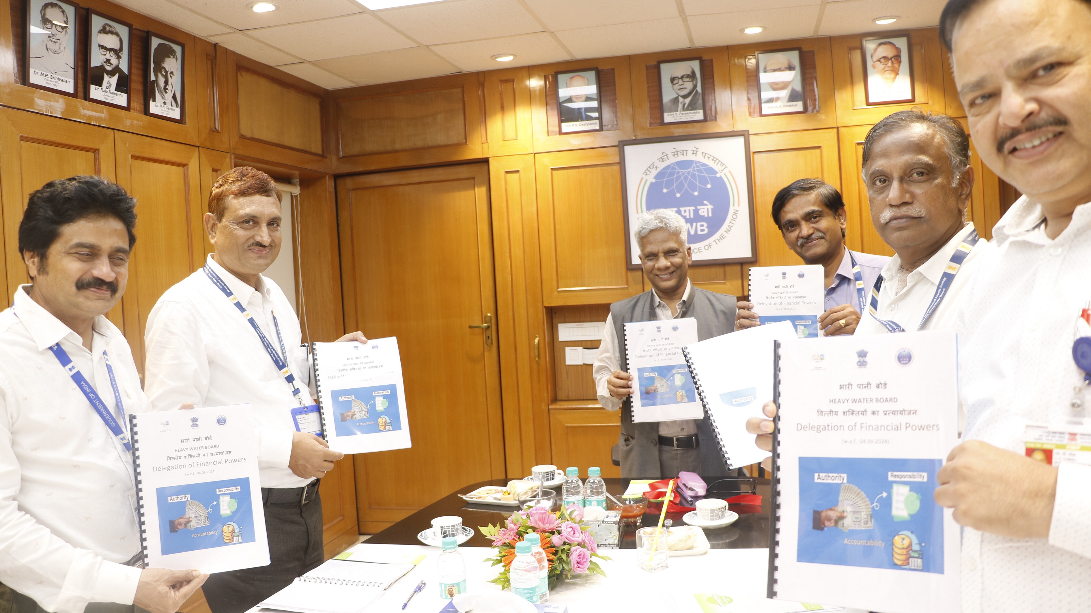 डॉ. ए. के. मोहंती, अध्यक्ष, एईसी एवं सचिव, डीएई द्वारा 4 सितंबर 2024 को हेवी वॉटर बोर्ड (केंद्रीय कार्यालय) का दौरा।