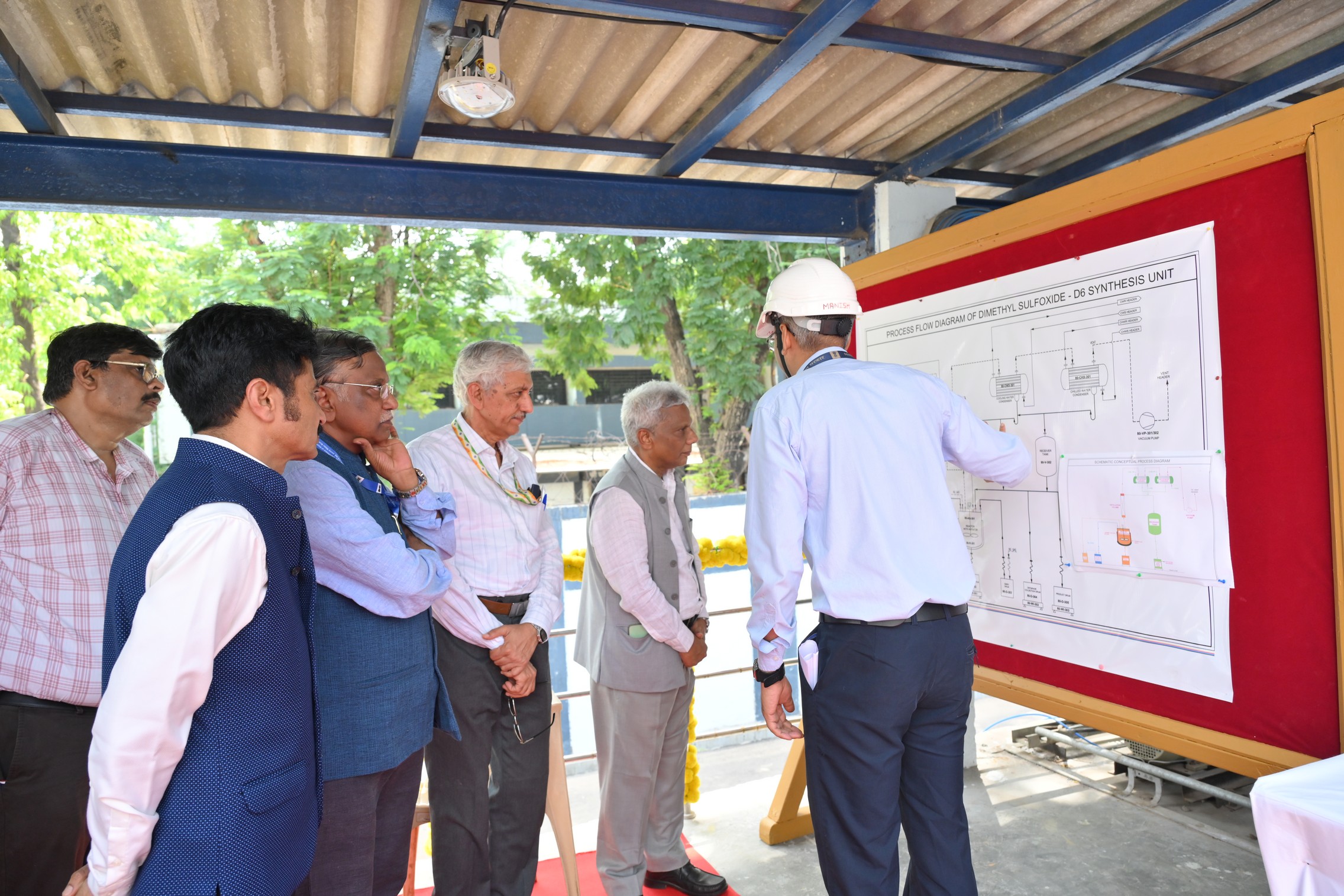 Inauguration of "Versatile Deuterated solvents Production Plant"and"24 KA prototype sodium production facility"by Dr.A.K.Mohanty,Chairman,AEC & Secretary,DAE in the presence of Shri KN Vyas,Homi Bhabha Chair professor;Shri V.V.S.A Prasad,Chairman & CE