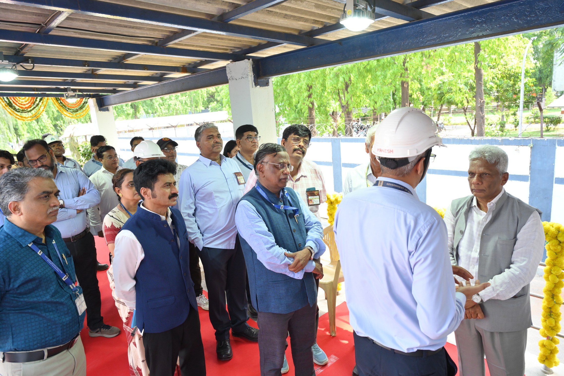 Inauguration of "Versatile Deuterated solvents Production Plant"and"24 KA prototype sodium production facility"by Dr.A.K.Mohanty,Chairman,AEC & Secretary,DAE in the presence of Shri KN Vyas,Homi Bhabha Chair professor;Shri V.V.S.A Prasad,Chairman & CE