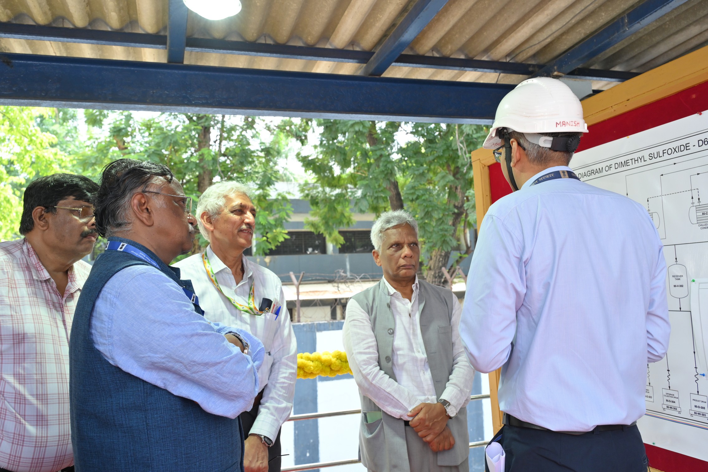 Inauguration of "Versatile Deuterated solvents Production Plant"and"24 KA prototype sodium production facility"by Dr.A.K.Mohanty,Chairman,AEC & Secretary,DAE in the presence of Shri KN Vyas,Homi Bhabha Chair professor;Shri V.V.S.A Prasad,Chairman & CE