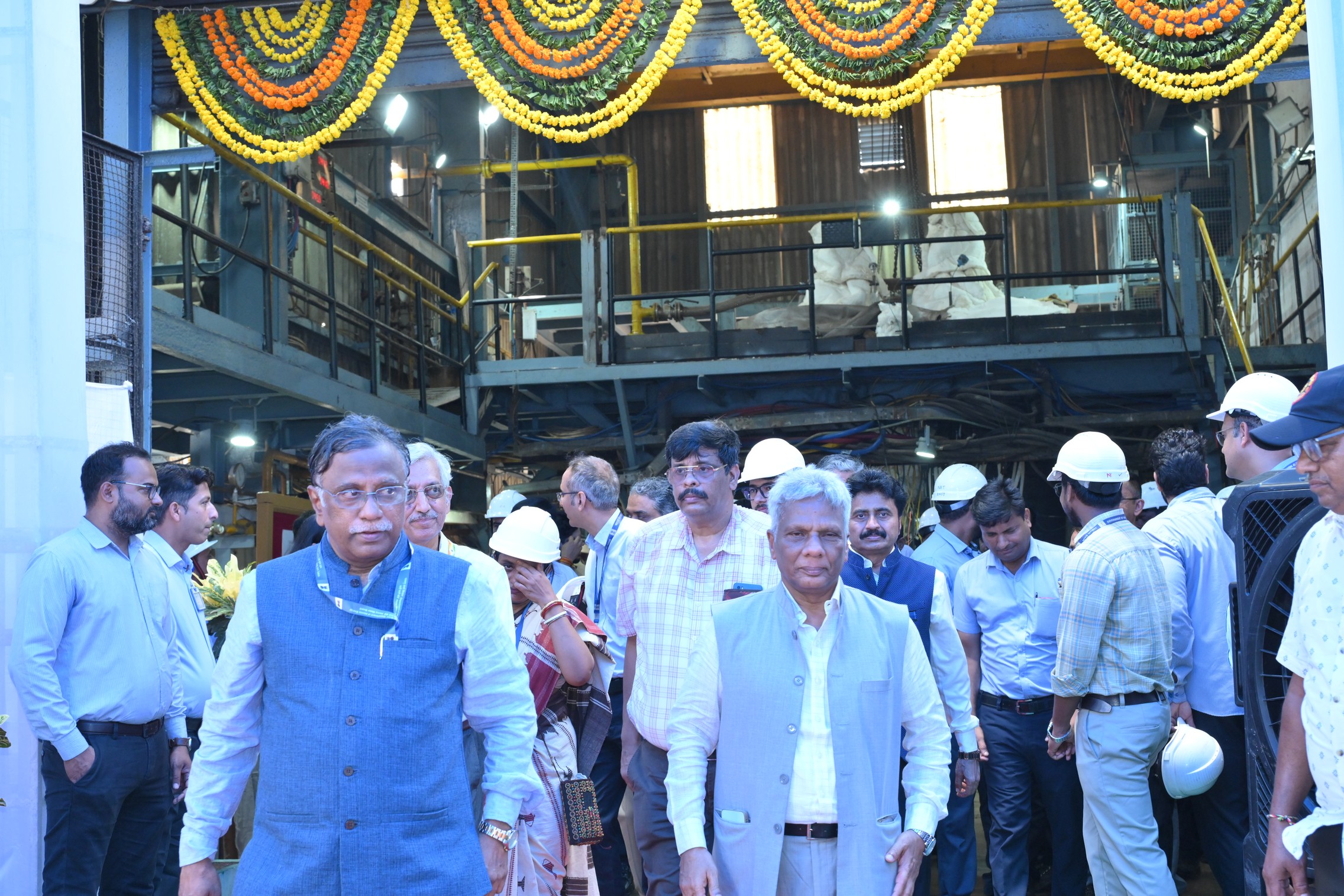 Inauguration of "Versatile Deuterated solvents Production Plant"and"24 KA prototype sodium production facility"by Dr.A.K.Mohanty,Chairman,AEC & Secretary,DAE in the presence of Shri KN Vyas,Homi Bhabha Chair professor;Shri V.V.S.A Prasad,Chairman & CE
