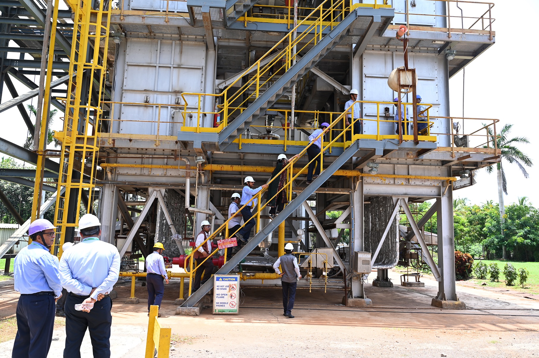 Visit of Ms Seema Jain, Member Finance, AEC to HWP, Thal on 10th June 2025 along with Shri S. Satyakumar, Chairman & Chief Executive; Shri V.V.S.A. Prasad, Director (Operation); Shri Mudit Srivastava, IFA, Heavy Water Board; Shri D.C. Ojha, OSD, HWP, Thal
