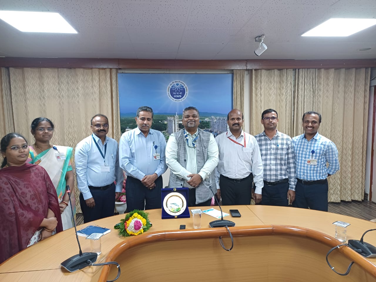 10 फरवरी 2025 को भापासं (मणुगुरु) में श्री एस. सत्यकुमार, मुख्य कार्यकारी, भापाबो और श्री मुदित श्रीवास्तव, आईएफए, भापाबो की उपस्थिति में श्री डी.के. शुक्ला, अध्यक्ष, एईआरबी द्वारा "बोरॉन कार्बाइड पेलेटाइजेशन प्लांट के विस्तार" का शिलान्यास 