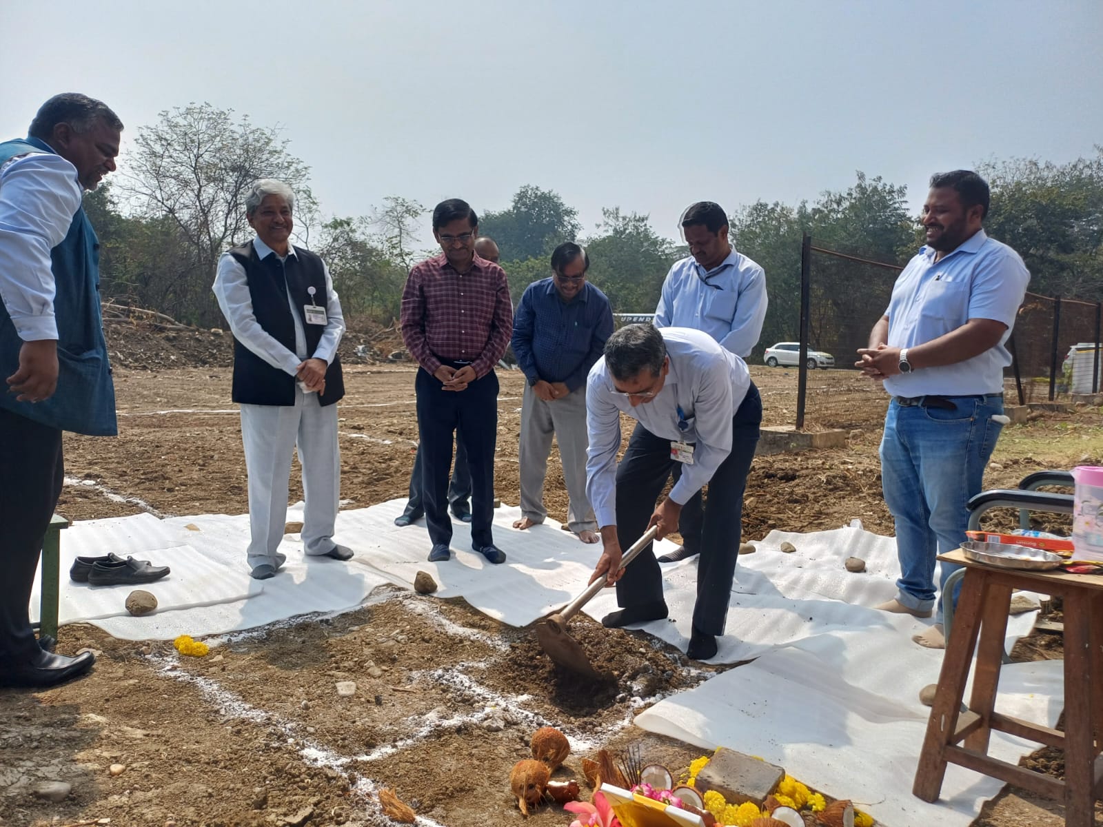 10 फरवरी 2025 को भापासं (मणुगुरु) में श्री एस. सत्यकुमार, मुख्य कार्यकारी, भापाबो और श्री मुदित श्रीवास्तव, आईएफए, भापाबो की उपस्थिति में श्री डी.के. शुक्ला, अध्यक्ष, एईआरबी द्वारा "बोरॉन कार्बाइड पेलेटाइजेशन प्लांट के विस्तार" का शिलान्यास 