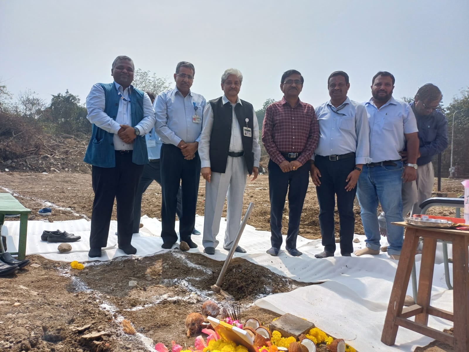 10 फरवरी 2025 को भापासं (मणुगुरु) में श्री एस. सत्यकुमार, मुख्य कार्यकारी, भापाबो और श्री मुदित श्रीवास्तव, आईएफए, भापाबो की उपस्थिति में श्री डी.के. शुक्ला, अध्यक्ष, एईआरबी द्वारा "बोरॉन कार्बाइड पेलेटाइजेशन प्लांट के विस्तार" का शिलान्यास 