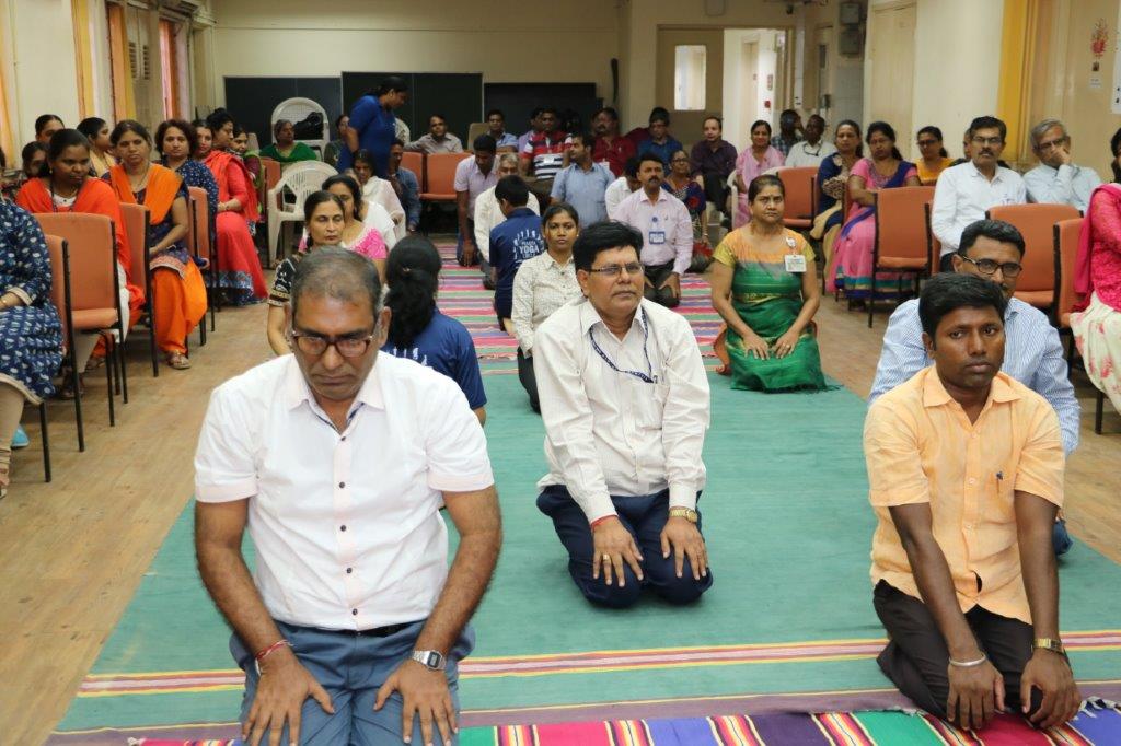 अंतरराष्ट्रीय योग दिवस 2019 एचडब्ल्यूबी (मुख्यालय) में