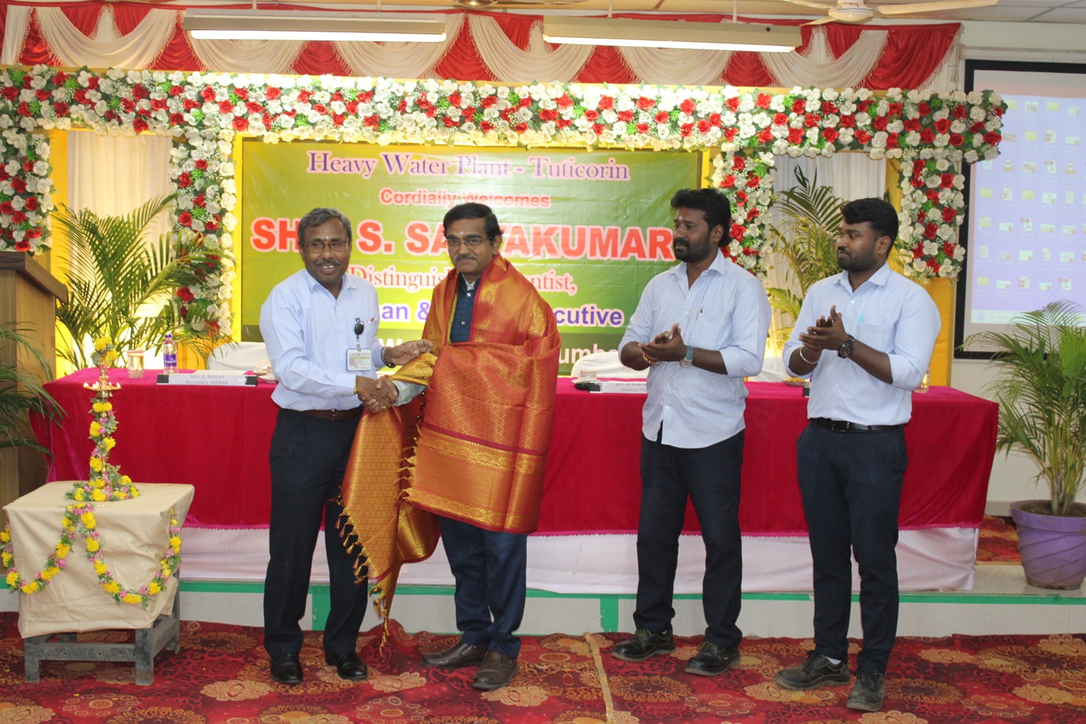 Inauguration of 25 KLD-HgSBR Sewage Treatment Plant at HWP, Tuticorin by Shri S. Satyakumar, Chairman & Chief Executive, HWB