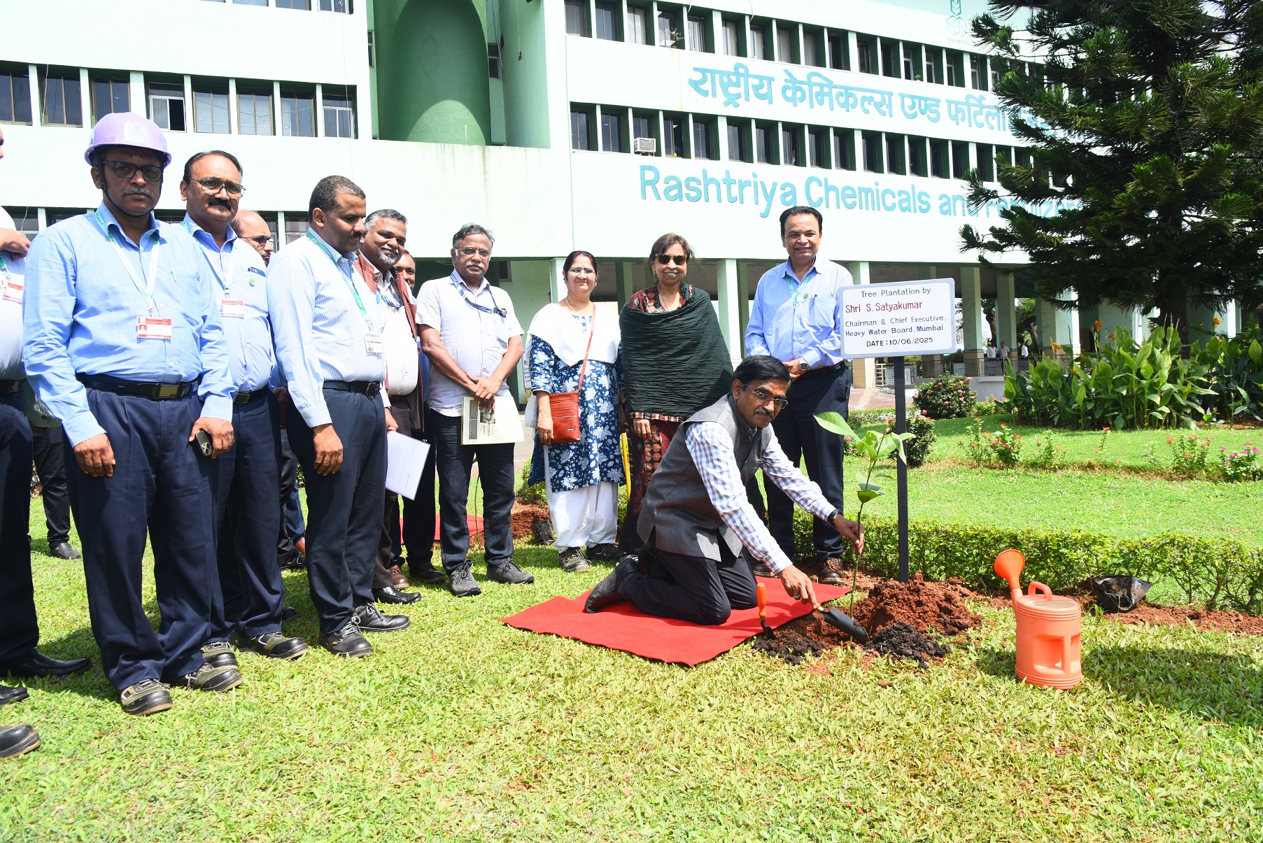 Visit of Ms Seema Jain, Member Finance, AEC to HWP, Thal on 10th June 2025 along with Shri S. Satyakumar, Chairman & Chief Executive; Shri V.V.S.A. Prasad, Director (Operation); Shri Mudit Srivastava, IFA, Heavy Water Board; Shri D.C. Ojha, OSD, HWP, Thal