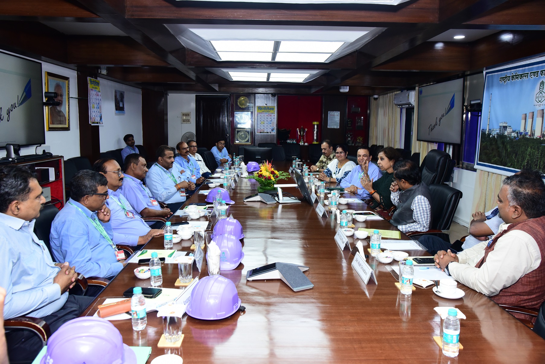 Visit of Ms Seema Jain, Member Finance, AEC to HWP, Thal on 10th June 2025 along with Shri S. Satyakumar, Chairman & Chief Executive; Shri V.V.S.A. Prasad, Director (Operation); Shri Mudit Srivastava, IFA, Heavy Water Board; Shri D.C. Ojha, OSD, HWP, Thal