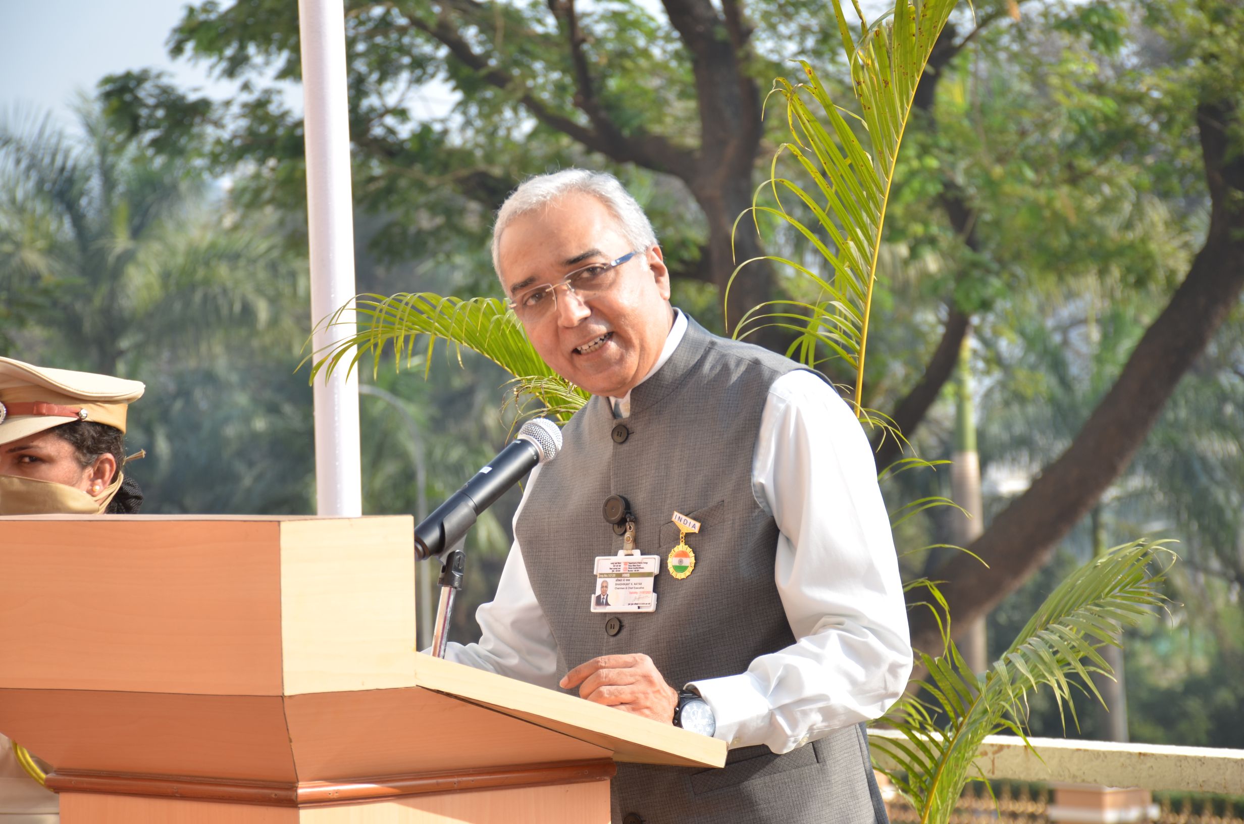 श्री एस. के. नायक, मुख्य कार्यकारी, एचडब्ल्यूबी – गणतंत्र दिवस 2021 (26 जनवरी 2021) के मुख्य अतिथि