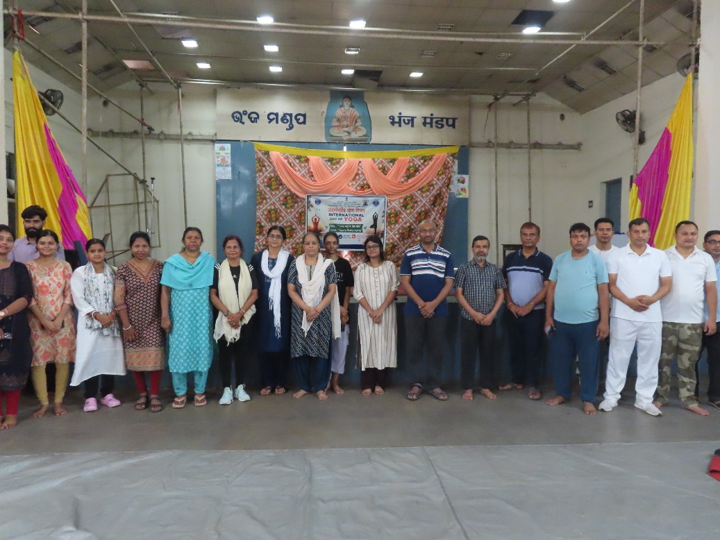 Yoga Day 2026 celebration at HWBF, Talcher